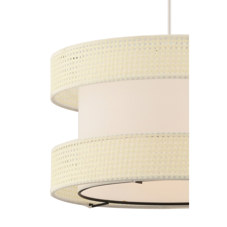 Hanglamp HALO 1xE27/60W/230V crème