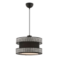Hanglamp HALO 1xE27/60W/230V zwart/grijs