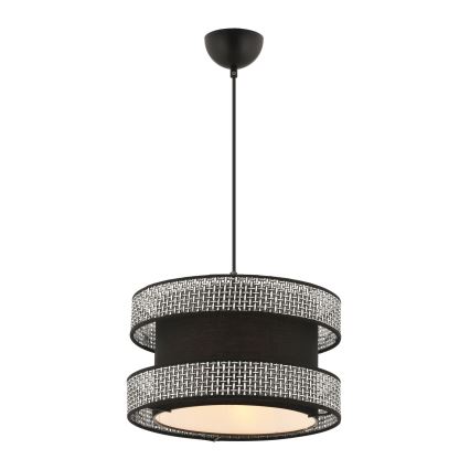 Hanglamp HALO 1xE27/60W/230V zwart/grijs