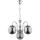Hanglamp HERO 3xE14/40W/230V glanzend chroom