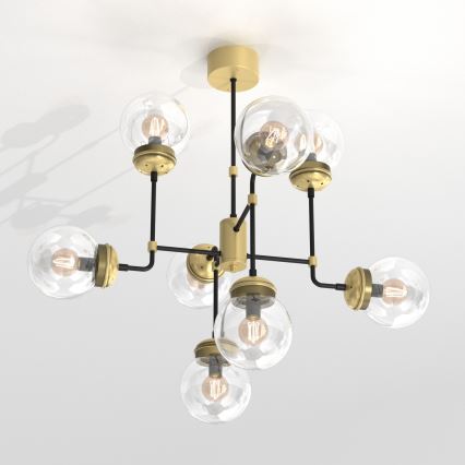 Hanglamp aan stang HYDRO 8xE14/60W/230V
