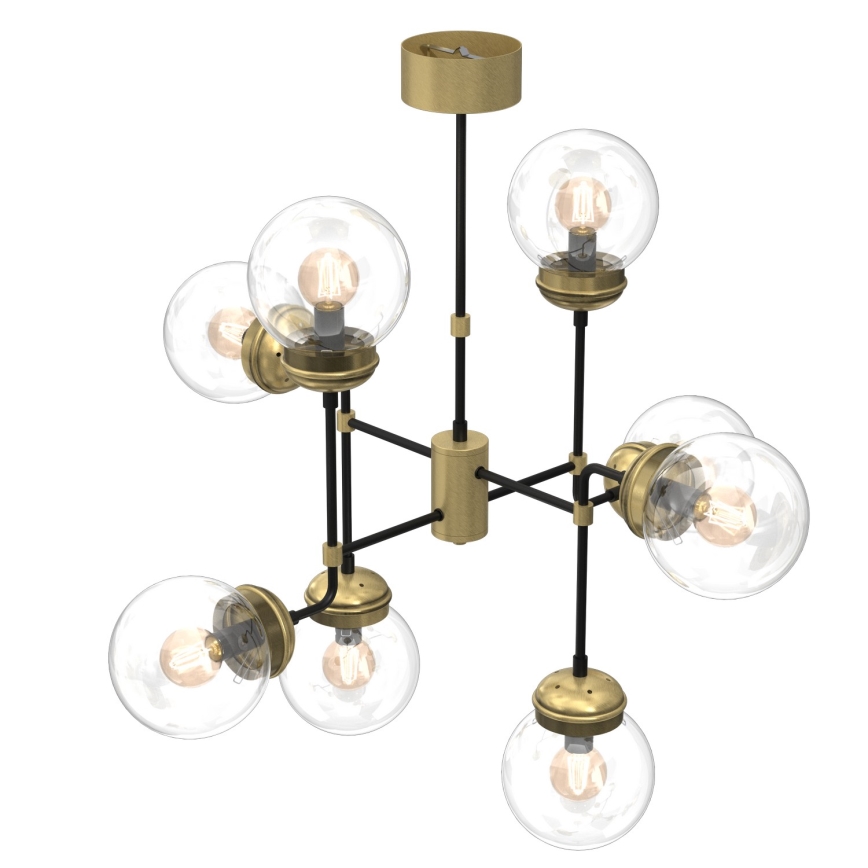 Hanglamp aan stang HYDRO 8xE14/60W/230V