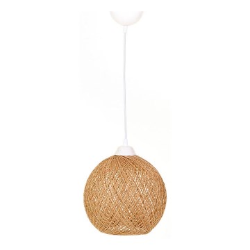Hanglamp JUTE 1xE27/60W/230V beige