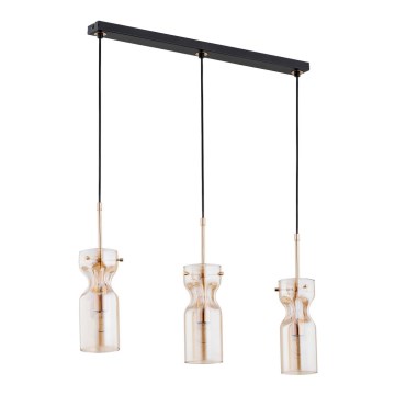 Hanglamp KAPRIS 3xE14/40W/230V goud