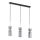 Hanglamp KAPRIS 3xE14/40W/230V zilver