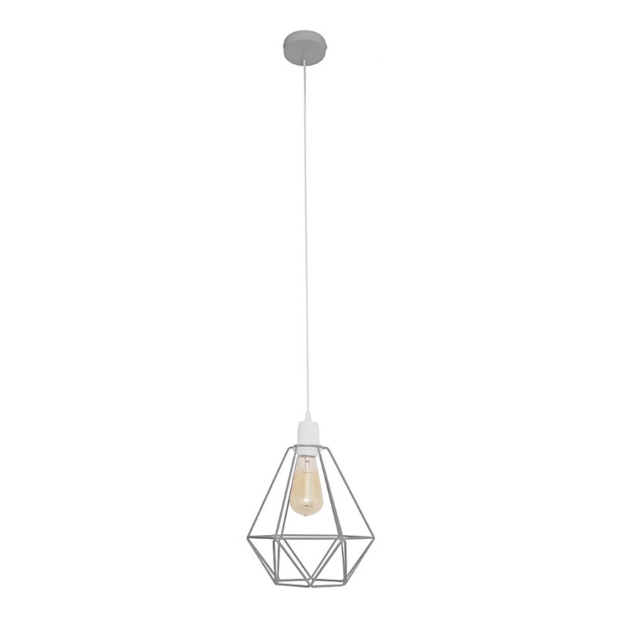 Hanglamp KARO 1xE27/15W/230V grijs