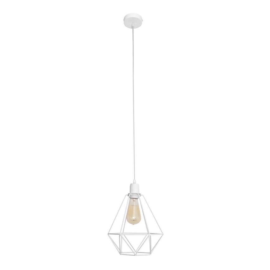 Hanglamp KARO 1xE27/15W/230V wit