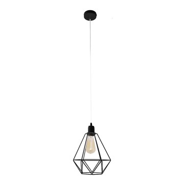 Hanglamp KARO 1xE27/15W/230V zwart