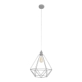 Hanglamp KARO LARGE 1xE27/15W/230V grijs