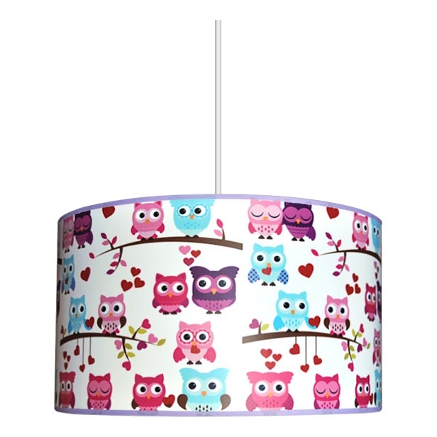 Hanglamp kinderkamer OWLS 1xE27/60W/230V