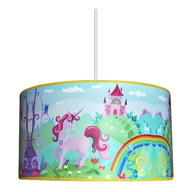 hulp in de huishouding Ruïneren Iedereen Hanglamp kinderkamer UNICORN 1xE27/60W/230V | Lampenmanie