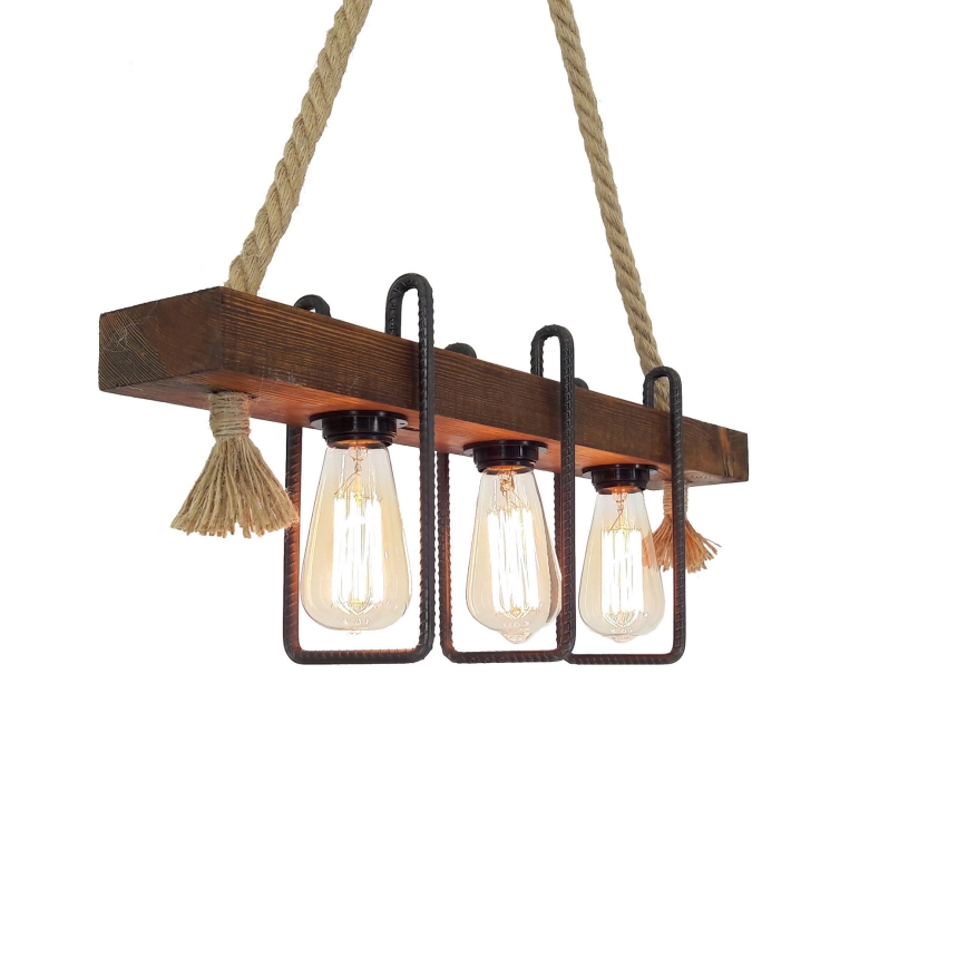 Hanglamp KUTUK 3xE27/40W/230V den