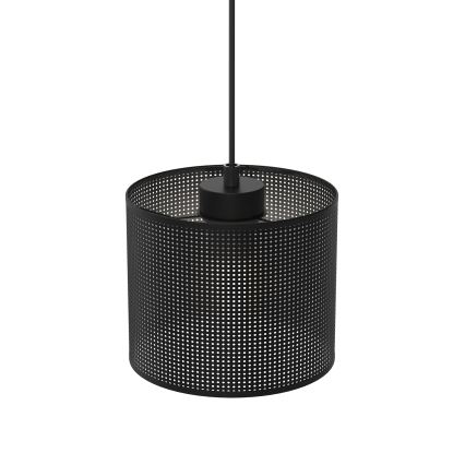 Hanglamp aan kabel LOFT SHADE 1xE27/60W/230V Ø 18 cm zwart
