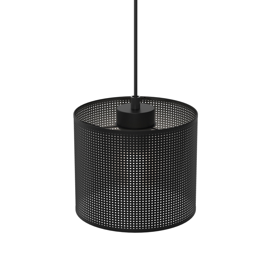 Hanglamp aan kabel LOFT SHADE 1xE27/60W/230V Ø 18 cm zwart