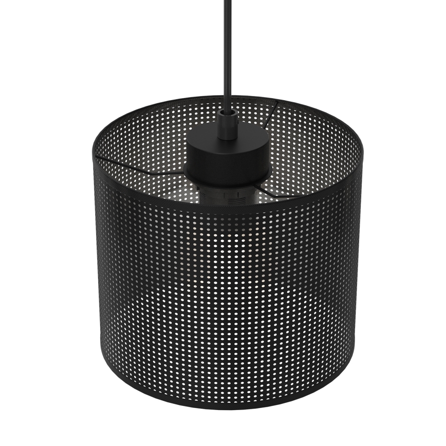 Hanglamp aan kabel LOFT SHADE 3xE27/60W/230V zwart