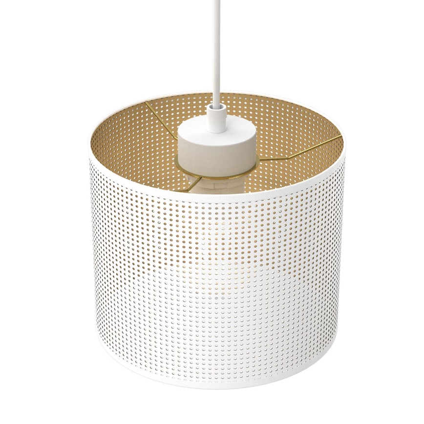Hanglamp aan kabel LOFT SHADE 5xE27/60W/230V wit/goud