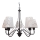 Hanglamp MALBO II 5xE27/15W/230V zwart