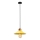 Hanglamp MANAVGAT 1xE27/40W/230V geel/bruin