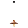 Hanglamp MANAVGAT 1xE27/40W/230V koper/bruin