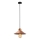 Hanglamp MANAVGAT 1xE27/40W/230V koper/bruin