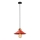 Hanglamp MANAVGAT 1xE27/40W/230V rood/bruin