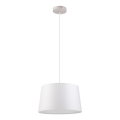Hanglamp met kabel AIDA 1xE27/60W/230V Ø 35 cm eiken/wit