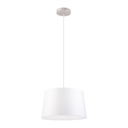 Hanglamp met kabel AIDA 1xE27/60W/230V Ø 35 cm eiken/wit
