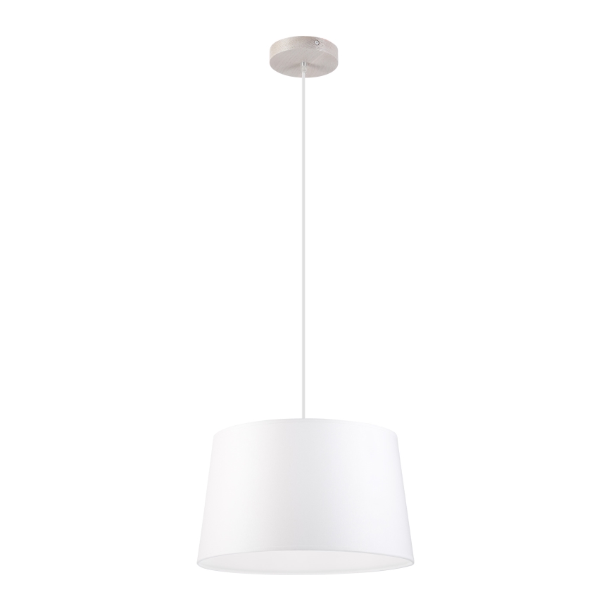 Hanglamp met kabel AIDA 1xE27/60W/230V Ø 35 cm eiken/wit
