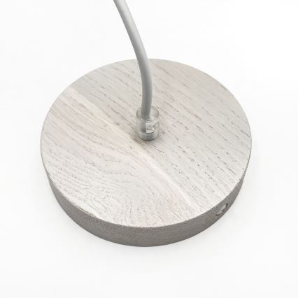 Hanglamp met kabel AIDA 1xE27/60W/230V Ø 35 cm eiken/wit