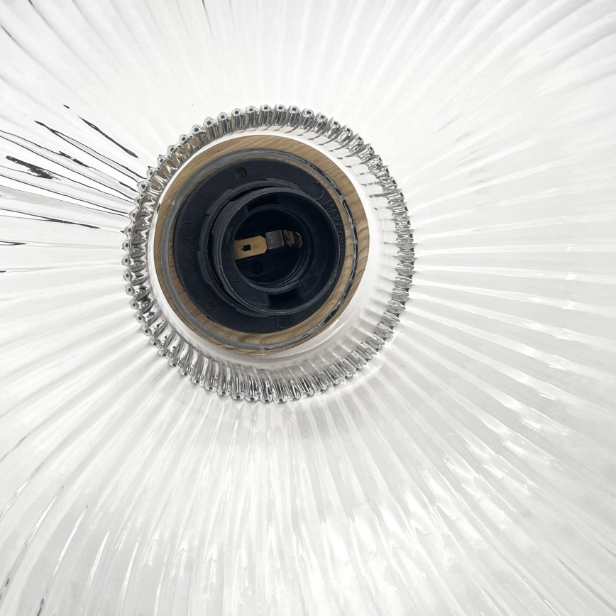 Hanglamp met kabel ASTA 1xE27/60W/230V, diam. 28 cm, eiken