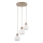 Hanglamp met kabel BALLO 3x E14/10W/230V beige