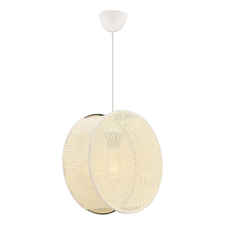 Hanglamp met kabel BIG DRUM 1xE27/60W/230V crème