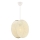 Hanglamp met kabel BIG DRUM 1xE27/60W/230V crème