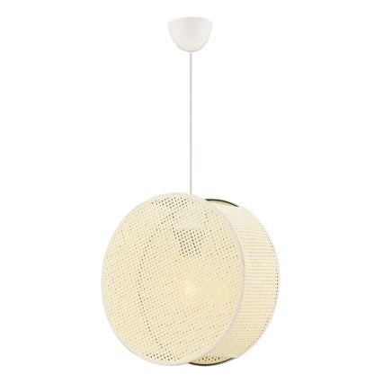 Hanglamp met kabel BIG DRUM 1xE27/60W/230V crème