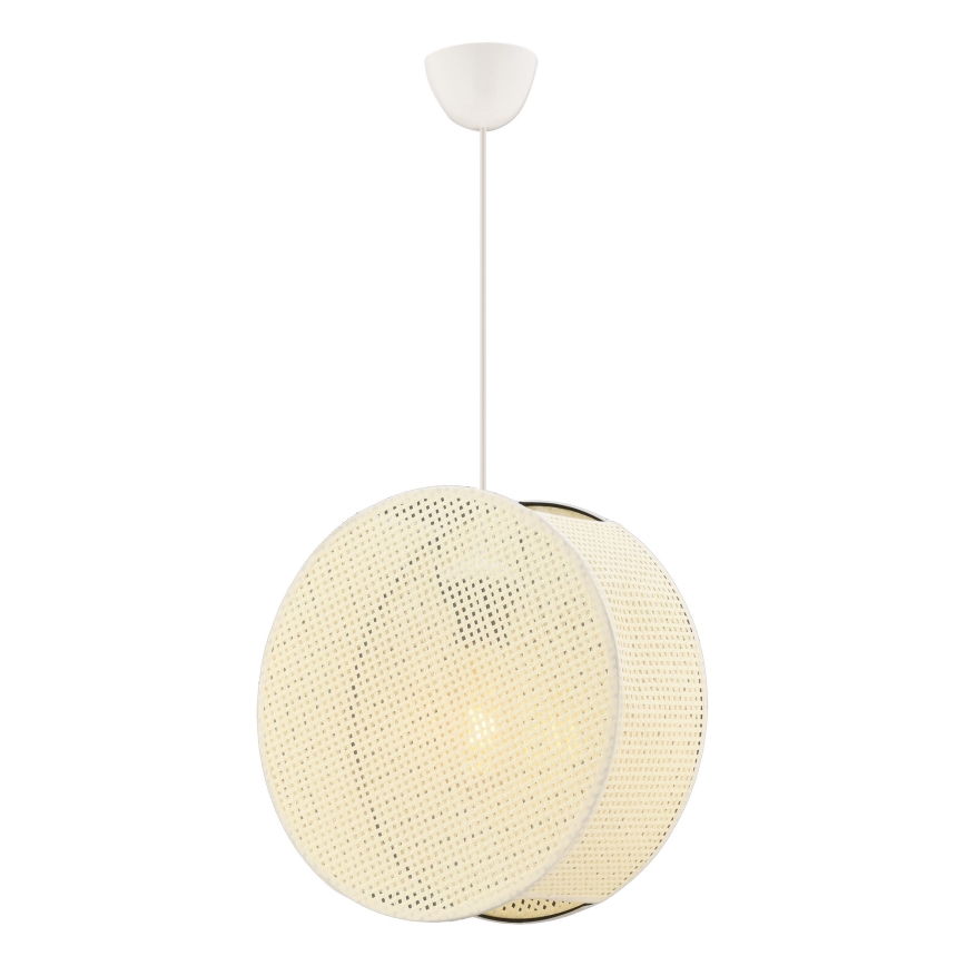 Hanglamp met kabel BIG DRUM 1xE27/60W/230V crème