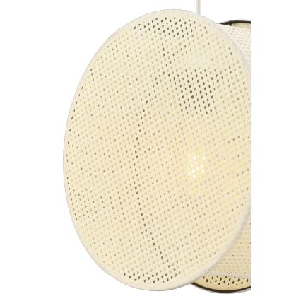 Hanglamp met kabel BIG DRUM 1xE27/60W/230V crème