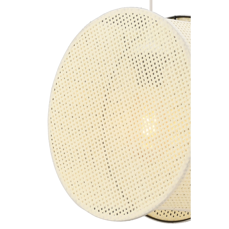 Hanglamp met kabel BIG DRUM 1xE27/60W/230V crème