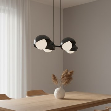 Hanglamp met kabel BOOM 4xG9/8W/230V zwart