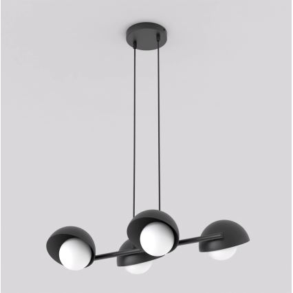 Hanglamp met kabel BOOM 4xG9/8W/230V zwart