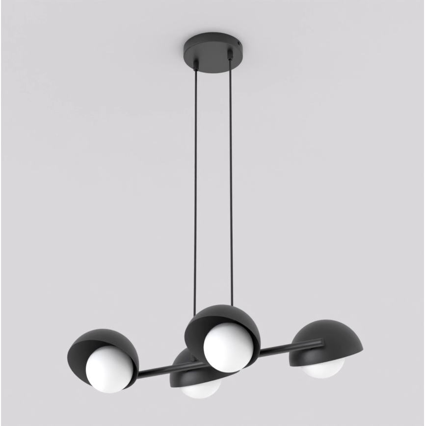 Hanglamp met kabel BOOM 4xG9/8W/230V zwart