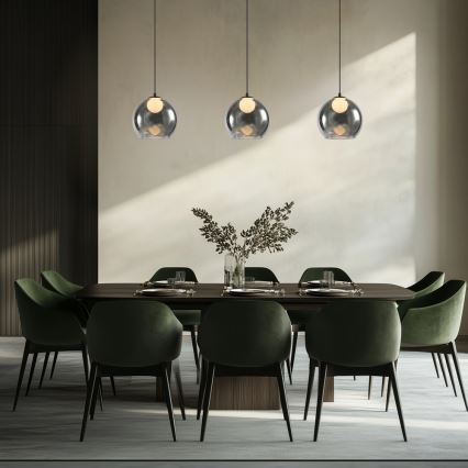 Hanglamp met kabel BRIN 1xG9/15W/230V rookzwart