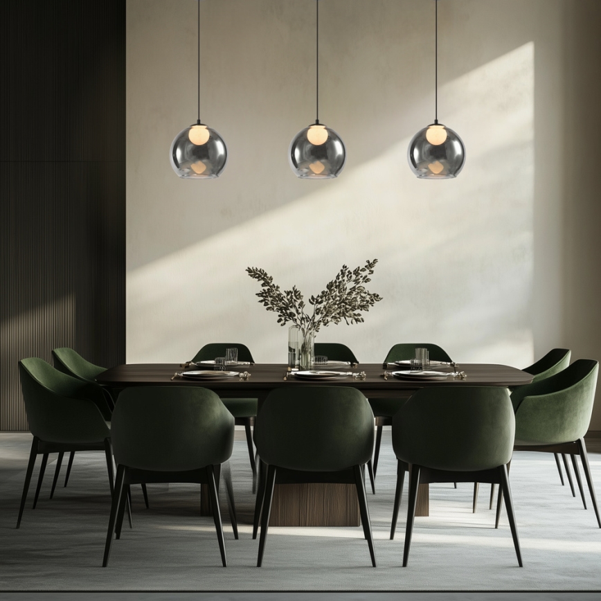 Hanglamp met kabel BRIN 1xG9/15W/230V rookzwart