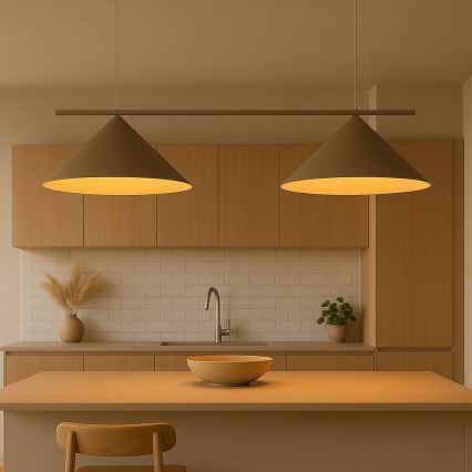 Hanglamp met kabel CAPITAL, 2x GX53/15W/230V, beige