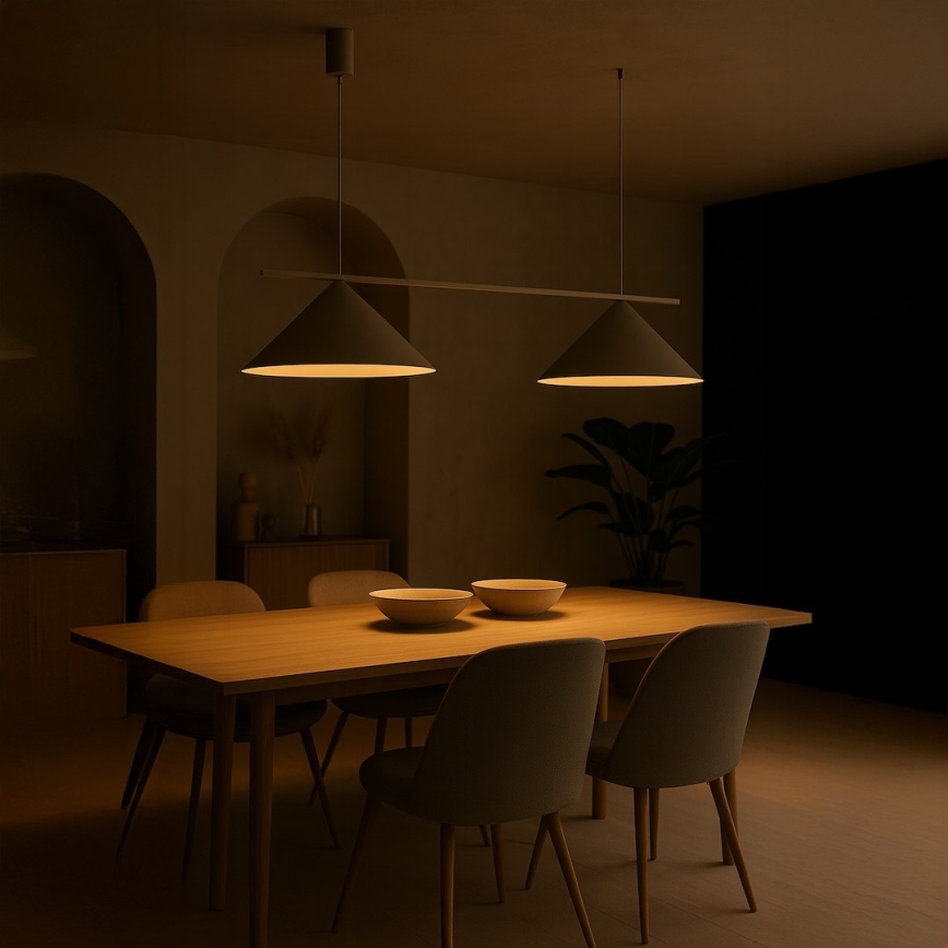 Hanglamp met kabel CAPITAL, 2x GX53/15W/230V, beige