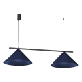 Hanglamp met kabel CAPITAL 2xGX53/15W/230V blauw
