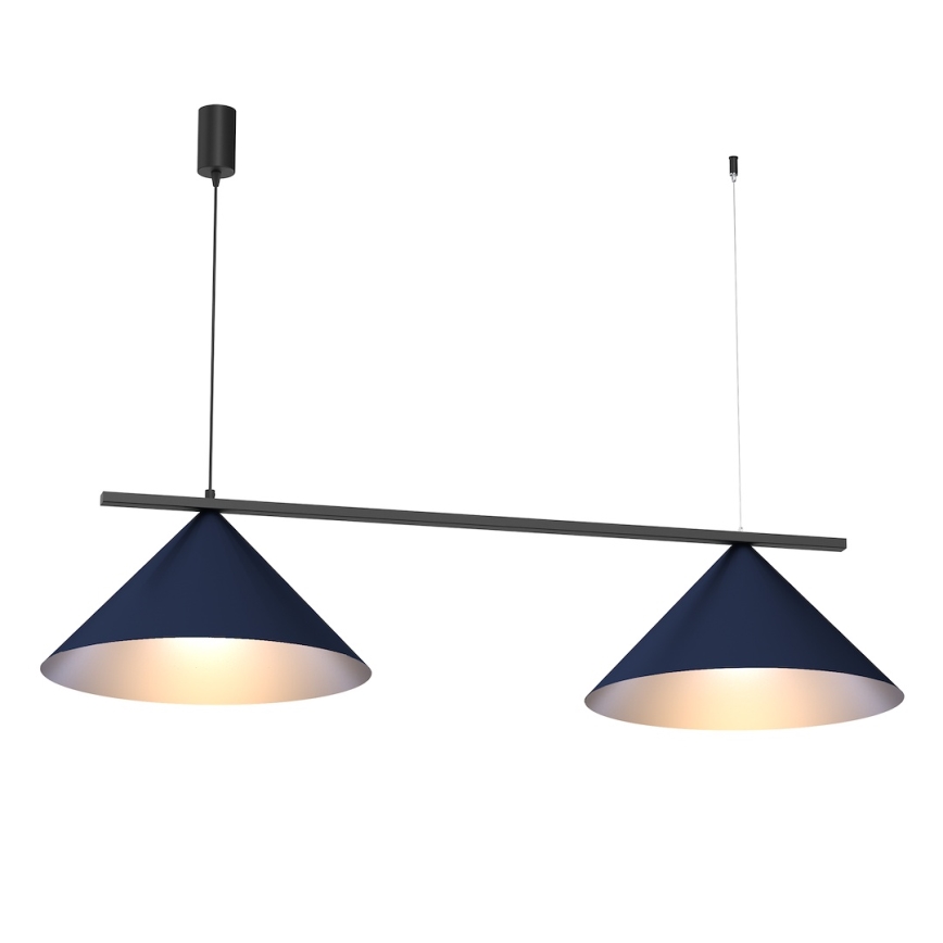 Hanglamp met kabel CAPITAL 2xGX53/15W/230V blauw