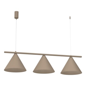 Hanglamp met kabel CAPITAL 3xGX53/15W/230V taupe