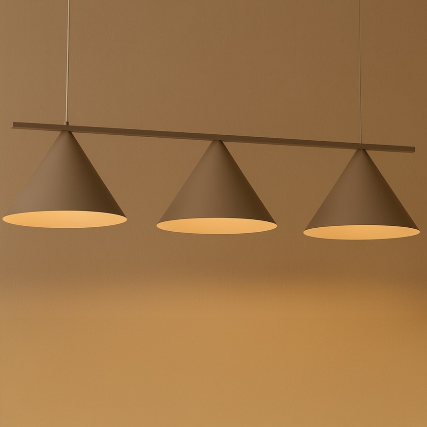 Hanglamp met kabel CAPITAL 3xGX53/15W/230V taupe