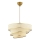 Hanglamp met kabel COUPER 1xE27/60W/230V crèmekleurig/goudkleurig