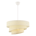 Hanglamp met kabel COUPER 1xE27/60W/230V wit